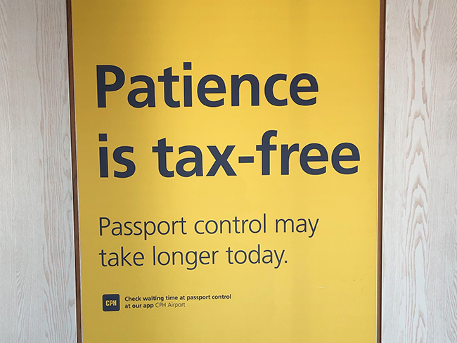 sign: patience is tax-free