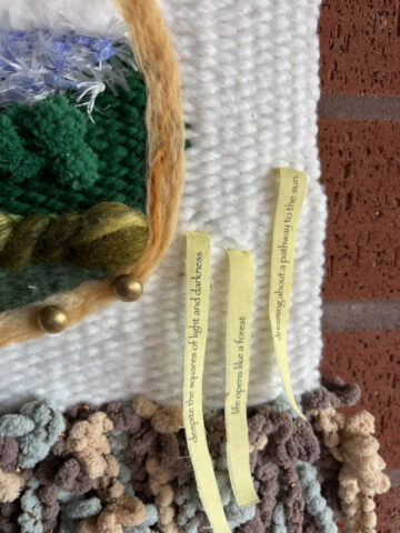 Window - detail weaving